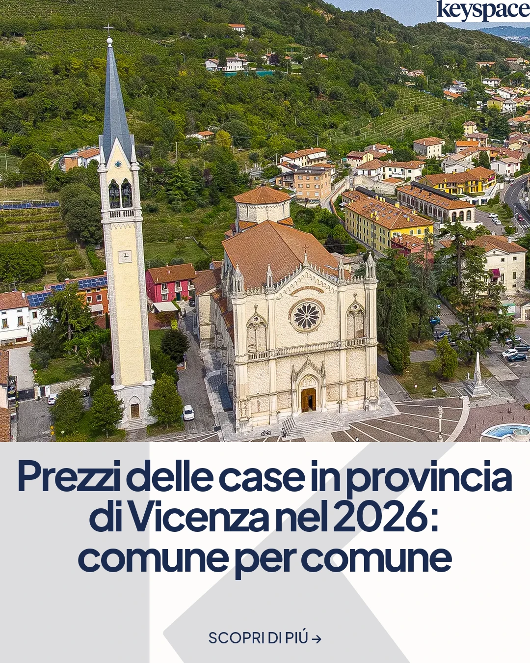Prezzi delle case in provincia di Vicenza nel 2026: comune per comune – Agenzia immobiliare a Vicenza e provincia | Keyspace